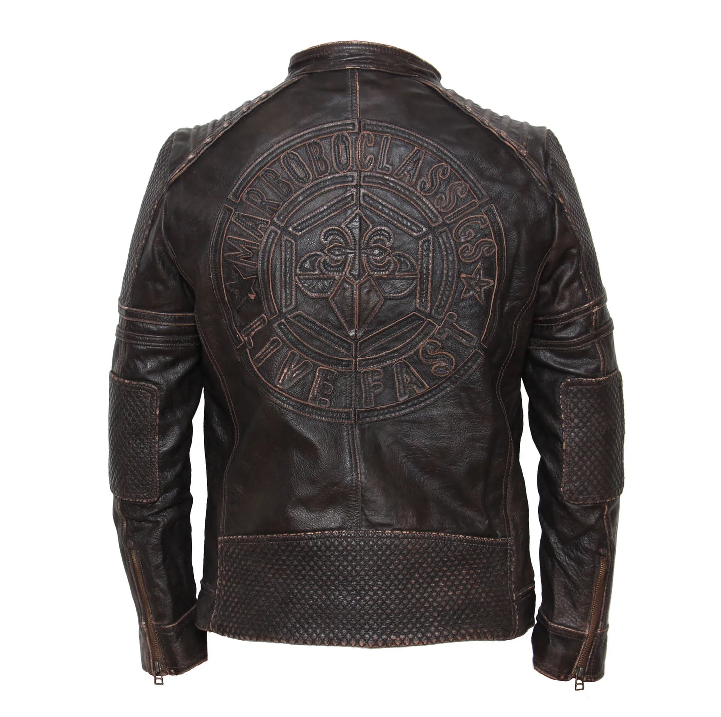 CLEARANCE Vintage Leather Motorcycle Jacket Men's Leather Jacket Men Biker Jacket Male Leather Coat Winter M074