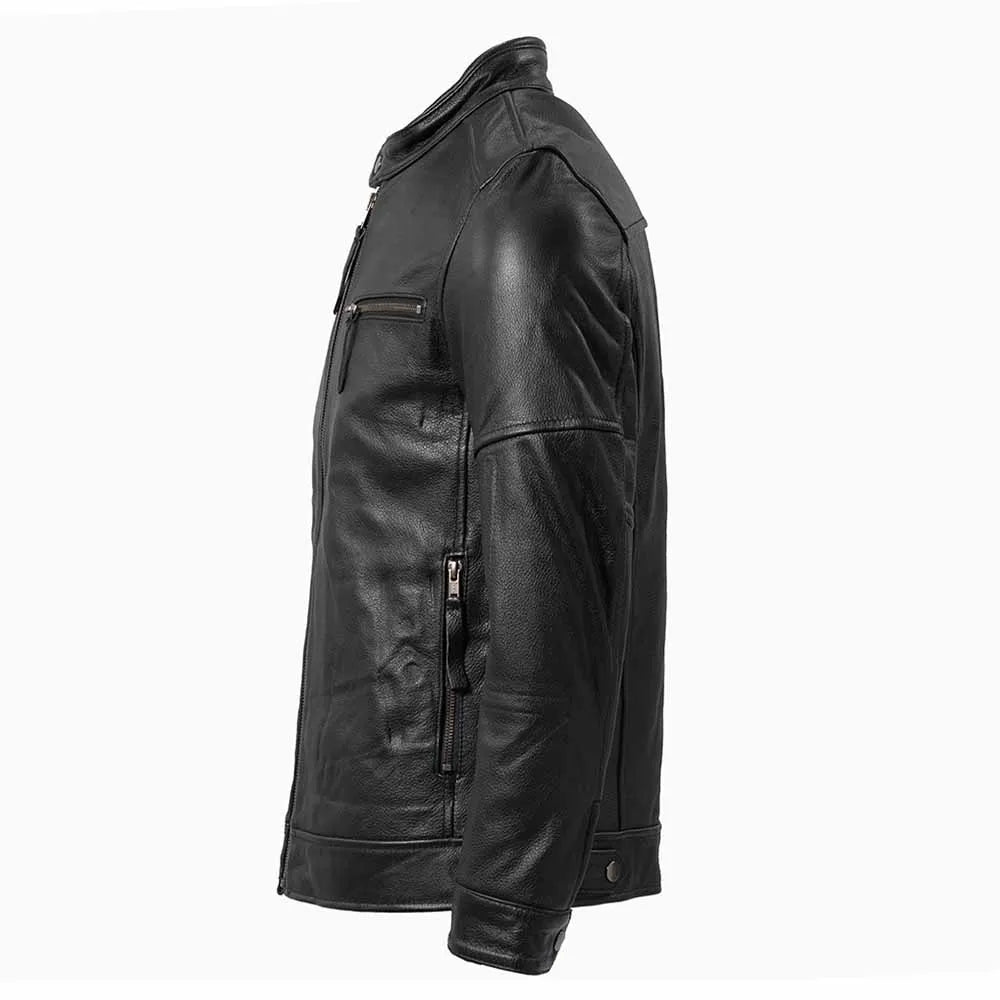 Men Leather Jacket Quilted 100% Natural Cowhide Slim Fit Male Skin Coat Man's Clothing Autumn Winter Clothing Asian Size M265